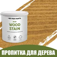 Пропитка для дерева с воском для наружных работ Profipaints Eco Wood Stain 0.9л Солома