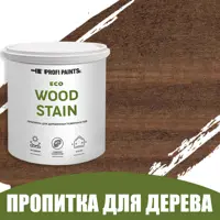 Пропитка для дерева с воском для наружных работ Profipaints Eco Wood Stain 9л Орех