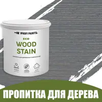 Пропитка для дерева с воском для наружных работ Profipaints Eco Wood Stain 2.7л Серо-голубой