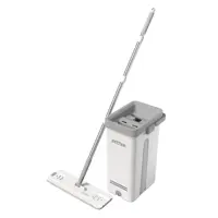 Швабра с отжимом и ведром Zetter Premium XL 13 л белые