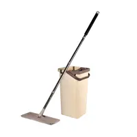 Набор для уборки ведро с отжимом и швабра Leonord Miracle 204061 насадка микрофибра