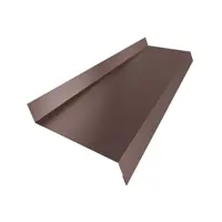 Отлив оцинкованный Profbuild 2000x150мм коричневый