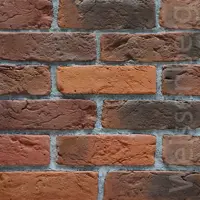 Камень искусственный Weissenberg Манхэттен 1.6м² темно-красный