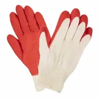 Перчатки хлопчатобумажные Laima 608672, размер универсальный обливные, 100 пар