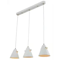 Светильник подвесной Rivoli Б0055470 3 лампы 9 м² цвет белый