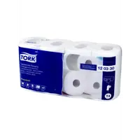 Туалетная бумага Tork 3-слойная 15 м 8 рул T4 Premium с перфорацией с тиснением цветочек белая