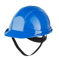 Каска защитная полиэтиленовая Ампаро Байкал 136625, синяя