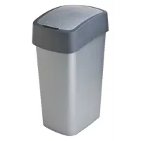 Мусорное ведро 50 л Curver 186181 полипропилен цвет серебристый