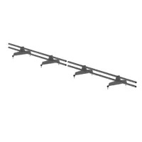 Снегозадержатель трубчатый Vegastok 37x300см RAL 7024 темно-серый