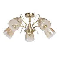 Люстра потолочная De city 315016105 5 ламп 20 м² цвет золотистый