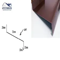 Отлив Артстройсити 2000x50мм коричневый RAL 8017