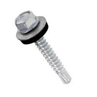 Саморезы кровельные по металлу с пресс-шайбой цинк 4.8x19 мм 1000 шт.