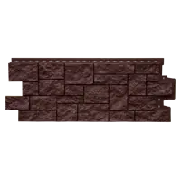 Фасадная панель Grand line Дикий камень Стандарт 1110x417x20мм коричневый 0.379м² 10шт
