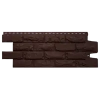 Фасадная панель Grand line Колотый камень Стандарт 1102x417x20мм коричневый 0.39м² 10шт