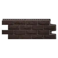 Фасадная панель Grand line Колотый камень Премиум 1102x417x20мм шоколадный 0.39м² 10шт