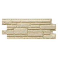 Фасадная панель Grand line Камелот Стандарт 1131x423x20мм бежевый 0.39м² 10шт