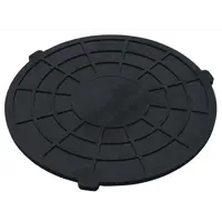 Люк колодца 660мм черный