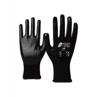 Перчатки нейлоновые Nitras 3500-s5-7, размер 7, обливные с нитриловым покрытием, 5 шт