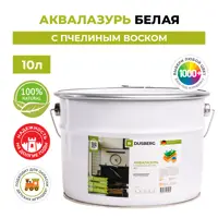 Аквалазурь с пчелиным воском Dusberg 3511 цвет кремовый матовый 10 л