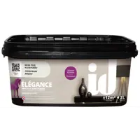 Краска декоративная моющаяся ID Elegance бархатистая серебряная база 2 л