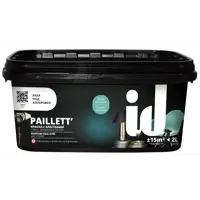 Краска для стен и потолков ID Paillet' матовая с блестками 2 л