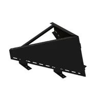 Снегорассекатель Росстин 0.7м нержавеющая сталь AISI 430 1мм черный