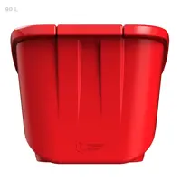 Ящик Polimer group FB905 60x62x73 см полиэтилен цвет красный