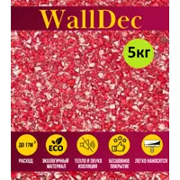 Жидкие обои WallDec Wd 10-5000 рельефные цвет красное дерево 5 кг