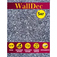 Жидкие обои WallDec Wd 13-5000 рельефные цвет черный 5 кг