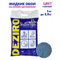 Жидкие обои Deziro Deziro zr14-1000 рельефные цвет голубой 1 кг 2 шт