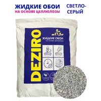Жидкие обои Deziro Deziro zr19-5000 рельефные цвет светло-серый 5 кг