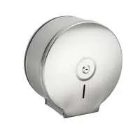 Диспенсер для туалетной бумаги с ключом нержавеющая матовая сталь BRIMIX 920