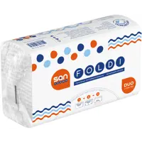 Бумажные полотенца Sanpremo Z-сложение 2-х слойные 190 листов с клапаном 20 пачек