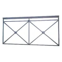 Секция пешеходного ограждения Ювента Крест Ш- 1920 В-950 мм цинк