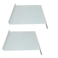 Отлив оцинкованный для окон и цоколя Айскул групп 2000x130мм белый 3шт