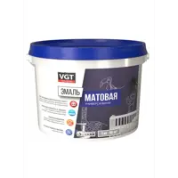 Эмаль VGT универсальная матовая темно-коричневая RAL 8017 1 кг