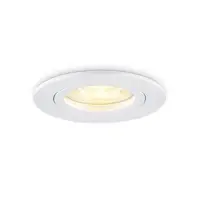 Светильник точечный встраиваемый светодиодный Ambrella Light Tn102450 2 м² под отверстие 6.3 см цвет белый