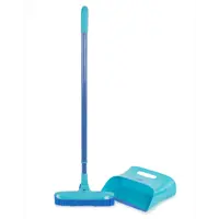 Совок и метла Spontex Catch & Clean с телескопической ручкой 140 см