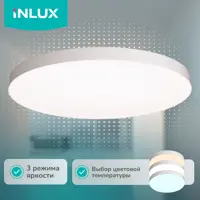 Светильник настенно-потолочный светодиодный Inlux In70250 20 м² регулируемый белый свет цвет белый