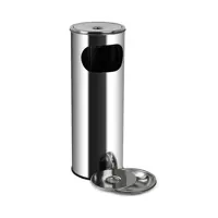 Урна с пепельницей Санакс 2018 21x58.5 см 20 л серый