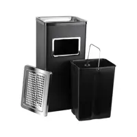 Урна с пепельницей Санакс 2019 30x60 см 9 л черный