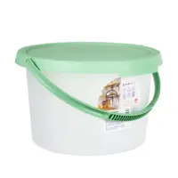 Ведро круглое с крышкой и ручкой Fun touch пластик 7 л 10 шт