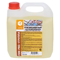 Огнебиозащита для древесины Apis Fire Pro I группа бесцветная 3.6 кг