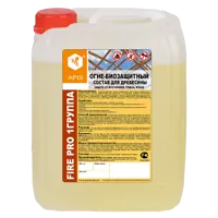 Огнебиозащита для древесины Apis Fire Pro I группа бесцветная 5.5 кг