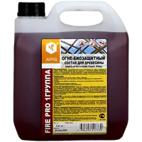 Огнебиозащита для древесины Apis Fire Pro I группа цвет красный 3.6 кг