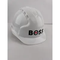 Каска защитная полипропиленовая Эталон Big Boss, белая