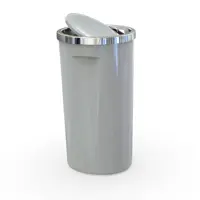 Урна Lima M-E76-07, 35 л, 30x56 см, пластик, серый