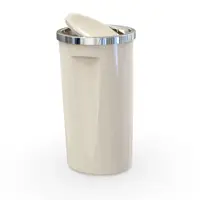 Урна Lima M-E76-09, 35 л, 30x56 см, пластик, бежевый