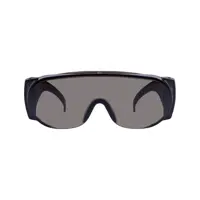 Очки защитные открытые Fort Laguna Smoke черные с устойчивостью к царапинам