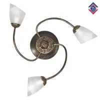 Люстра потолочная Петрасвет S2147-3 3 лампы 12 м² цвет черный